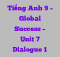 Tiếng Anh 9 – Global Success – Unit 7 Dialogue 1