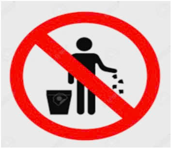No littering sign